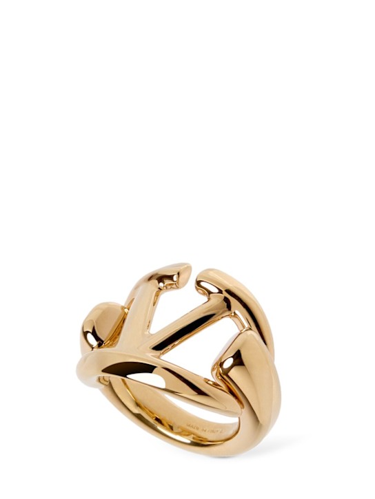 Luisaviaroma Anello a fascia V logo Moon