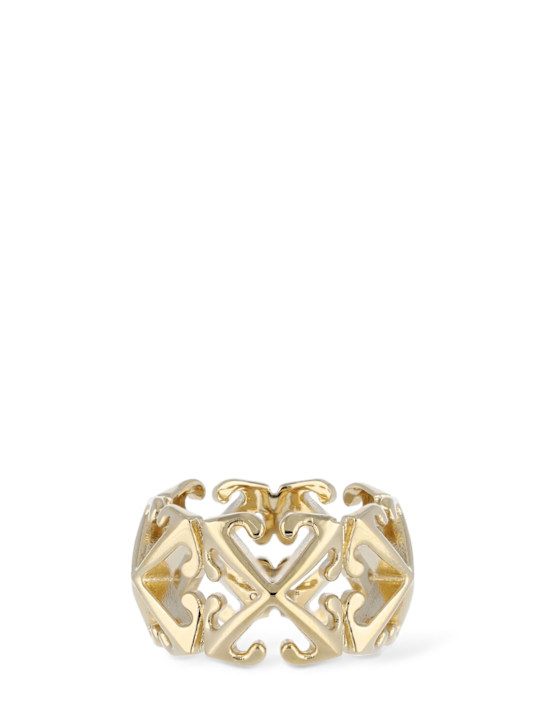 Luisaviaroma Anello Arrow In Ottone