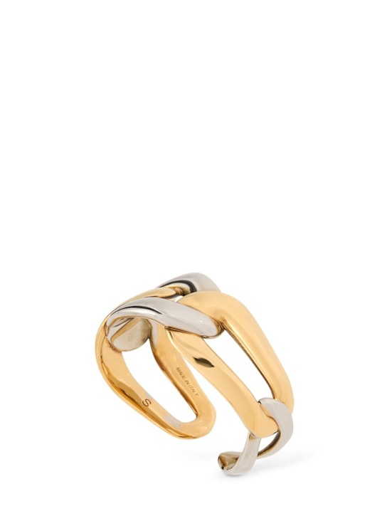 Luisaviaroma Anello Double Chain in ottone