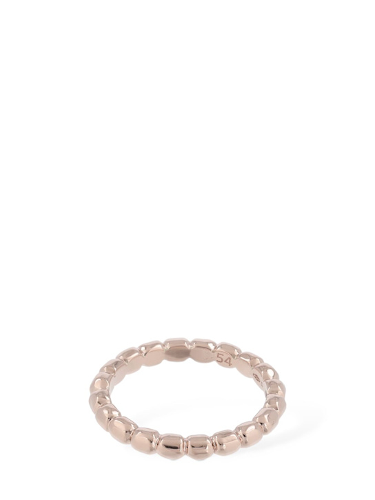 Luisaviaroma Anello Granelli In Oro Rosa 9kt