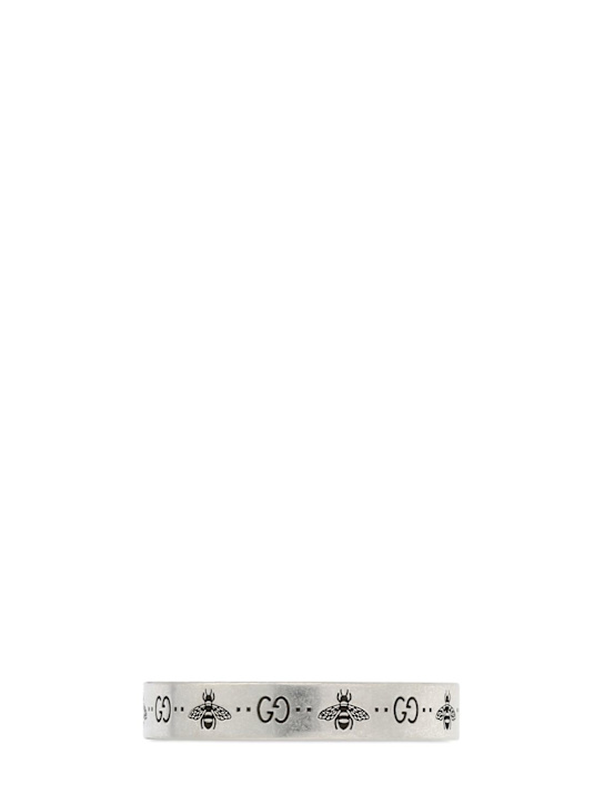 Luisaviaroma Anello Gucci Signature In Argento