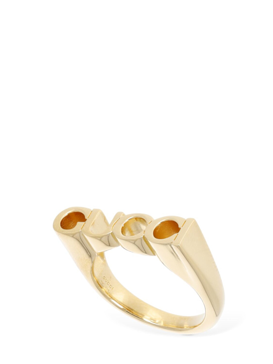 Luisaviaroma Anello in ottone con lettering