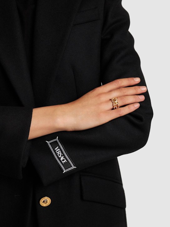 Luisaviaroma Anello Medusa Con Cristalli