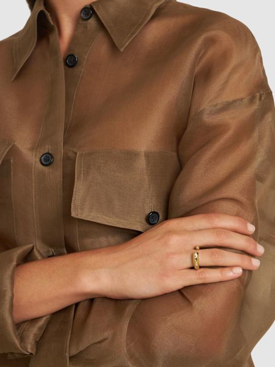 Luisaviaroma Anello Oculus Con Cristalli