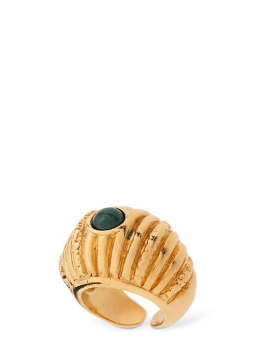 Luisaviaroma Anello piccolo Reef con malachite