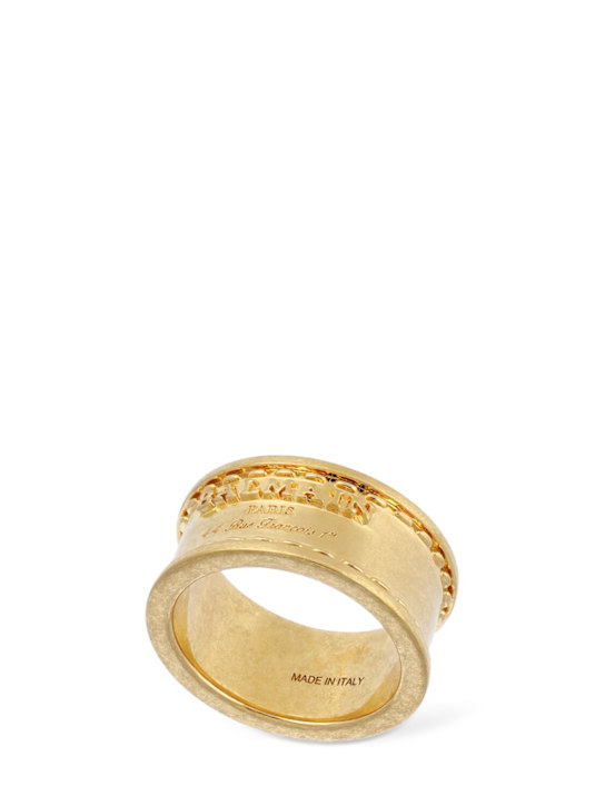 Luisaviaroma Anello Signature in ottone
