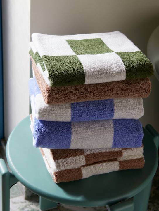 Luisaviaroma Asciugamano In Cotone Check
