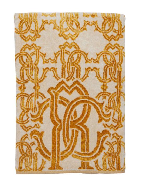 Luisaviaroma Asciugamano in misto cotone con logo