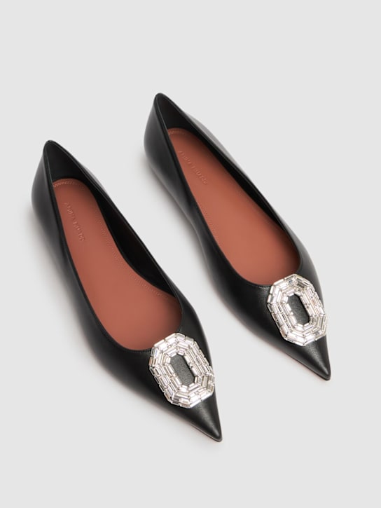 Luisaviaroma Ballerine Camelia In Nappa 5mm