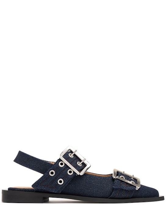Luisaviaroma Ballerine Chunky in denim 20mm