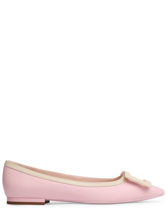 Luisaviaroma Ballerine Gommettine in pelle 10mm