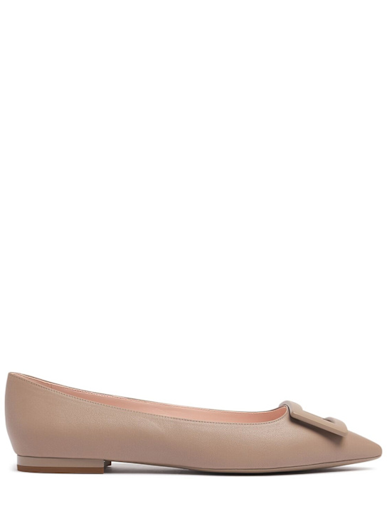 Luisaviaroma Ballerine Gommettine in pelle 10mm