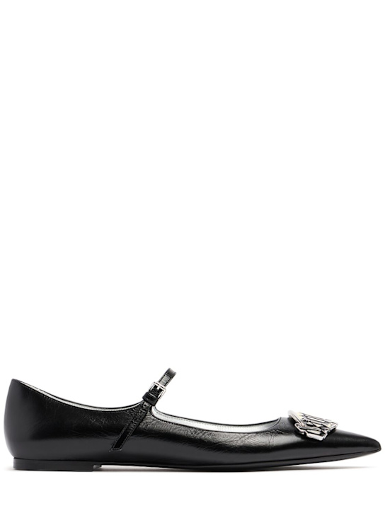 Luisaviaroma Ballerine Gothic in pelle 10mm