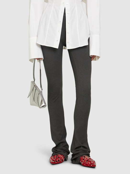 Luisaviaroma Ballerine Grid In Camoscio