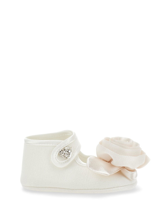 Luisaviaroma Ballerine in raso con fiore