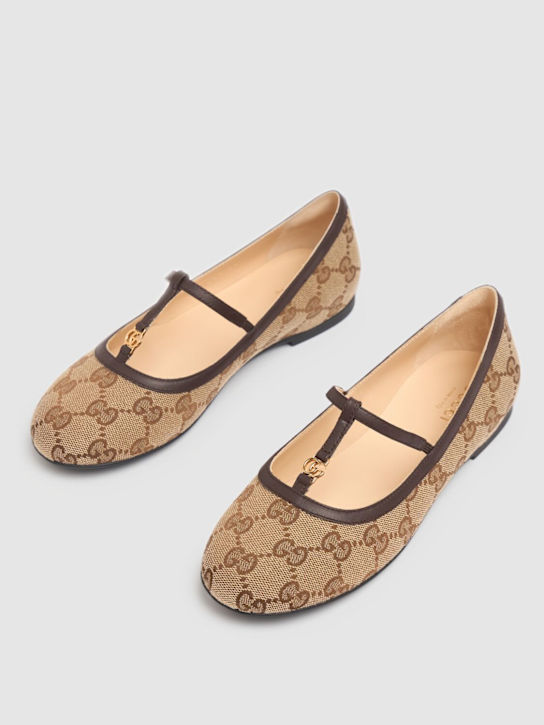Luisaviaroma Ballerine In Tela GG