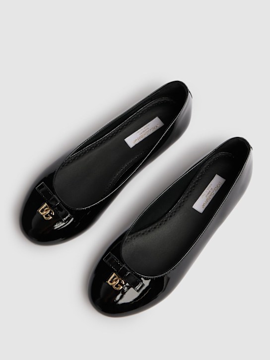 Luisaviaroma Ballerine In Vernice Con Logo