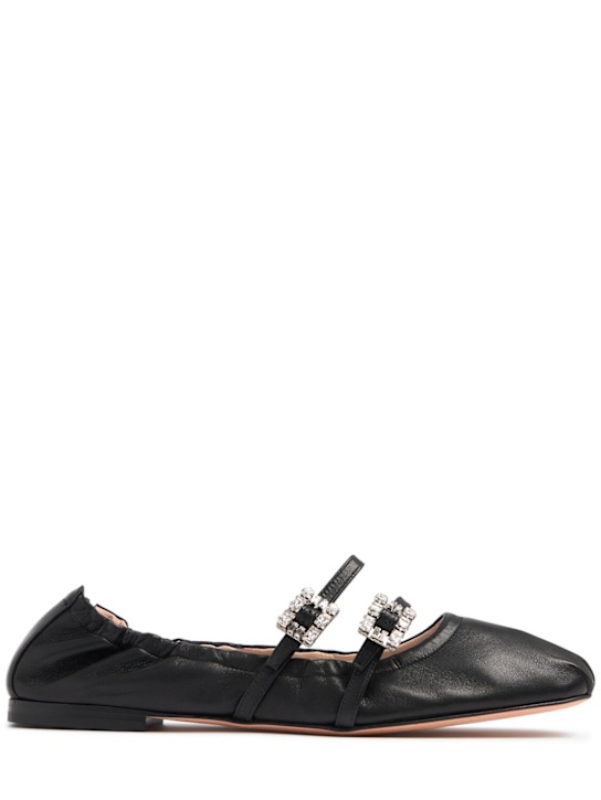 Luisaviaroma Ballerine Mini Strap in pelle 5mm