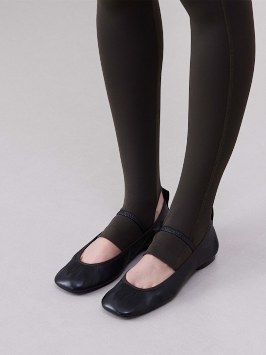 Luisaviaroma Ballerine Square In Pelle