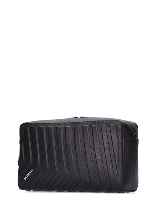 Luisaviaroma Beauty Case Car In Pelle Goffrata