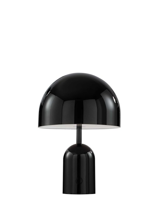 Luisaviaroma Bell portable black LED table lamp
