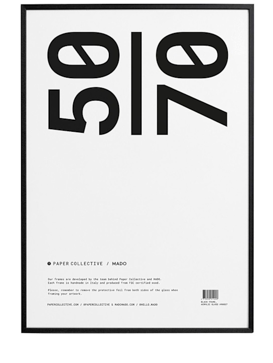 Luisaviaroma Black timber frame