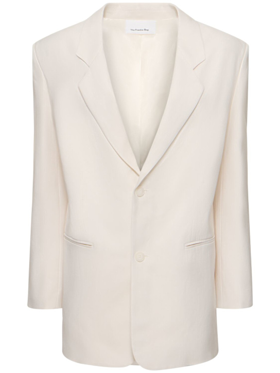 Luisaviaroma Blazer Aiden in lino e viscosa