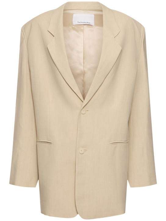 Luisaviaroma Blazer Aiden in lino e viscosa