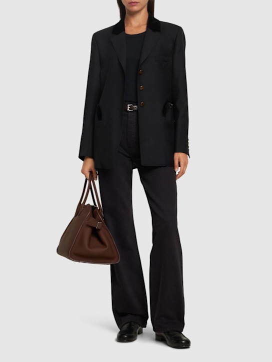 Luisaviaroma Blazer Alcanara Silent In Lana