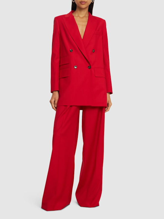 Luisaviaroma Blazer Doppio Petto Nebbie In Lana