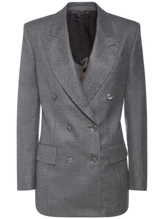 Luisaviaroma Blazer in lana compatta