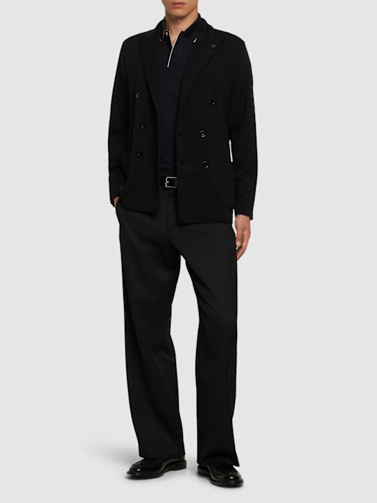 Luisaviaroma Blazer In Maglia Di Lana