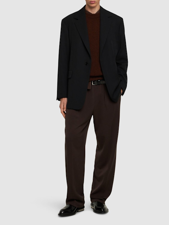 Luisaviaroma Blazer Monopetto In Gabardina Di Lana