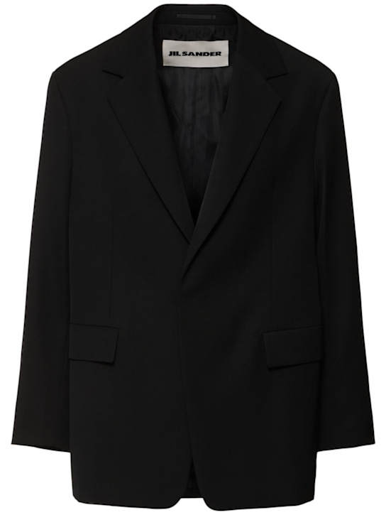 Luisaviaroma Blazer monopetto in gabardina di lana
