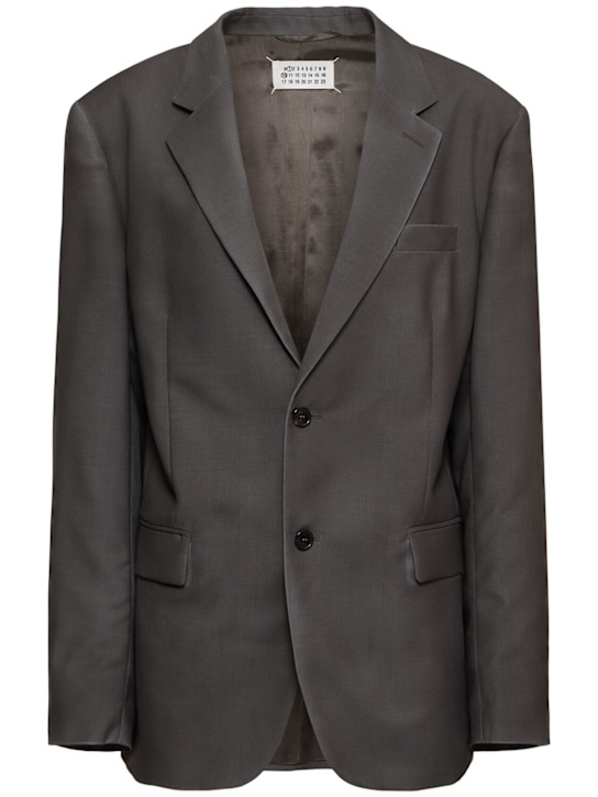 Luisaviaroma Blazer monopetto in lana e mohair