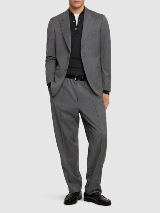 Luisaviaroma Blazer Monopetto In Lana Tropical