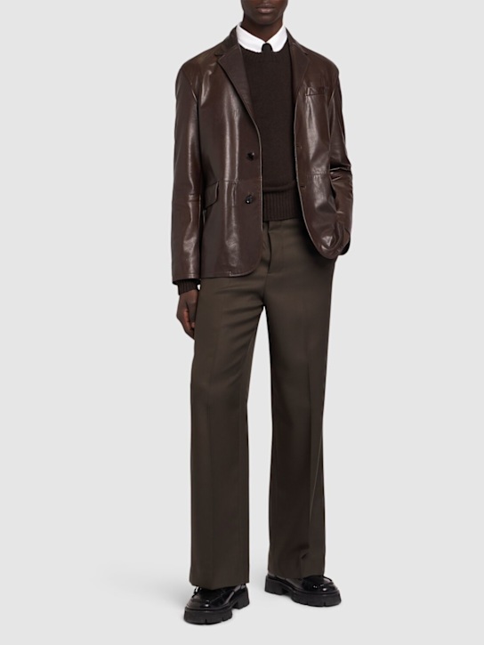 Luisaviaroma Blazer Monopetto In Pelle