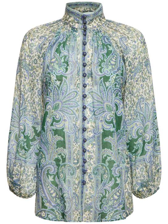Luisaviaroma Blusa Ottie in ramie stampato