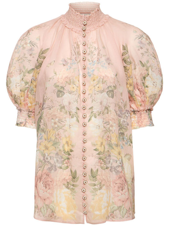 Luisaviaroma Blusa Waverly in ramie stampato