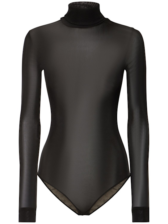 Luisaviaroma Body collo alto in jersey di viscosa