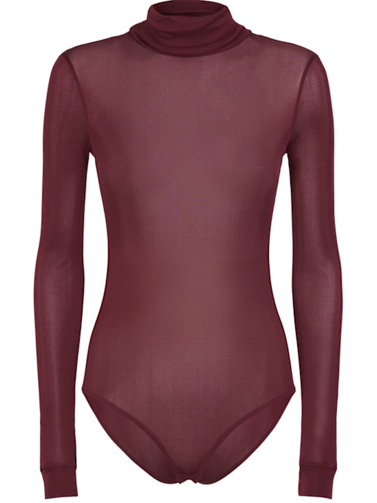 Luisaviaroma Body collo alto in jersey di viscosa