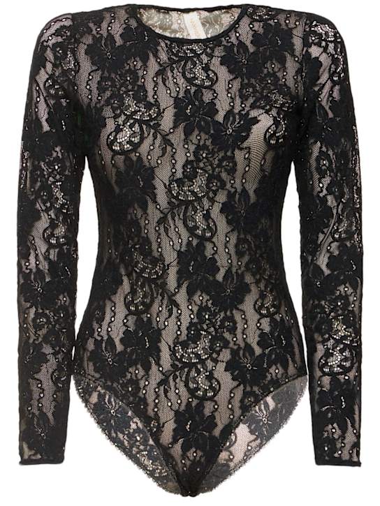 Luisaviaroma Body in pizzo stretch