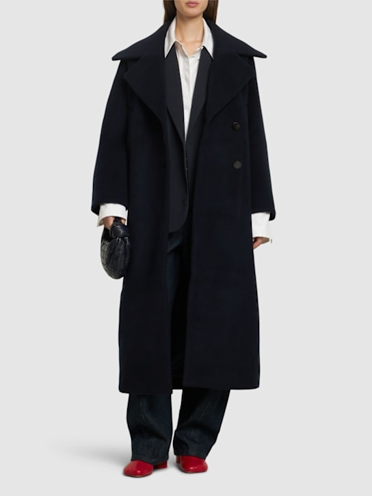 Luisaviaroma Boiled Wool Blend Coat