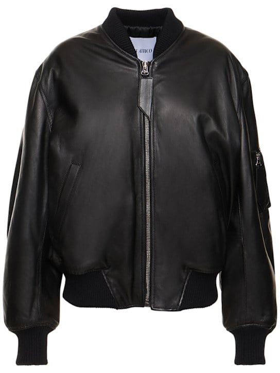 Luisaviaroma Bomber Anja Napa in pelle