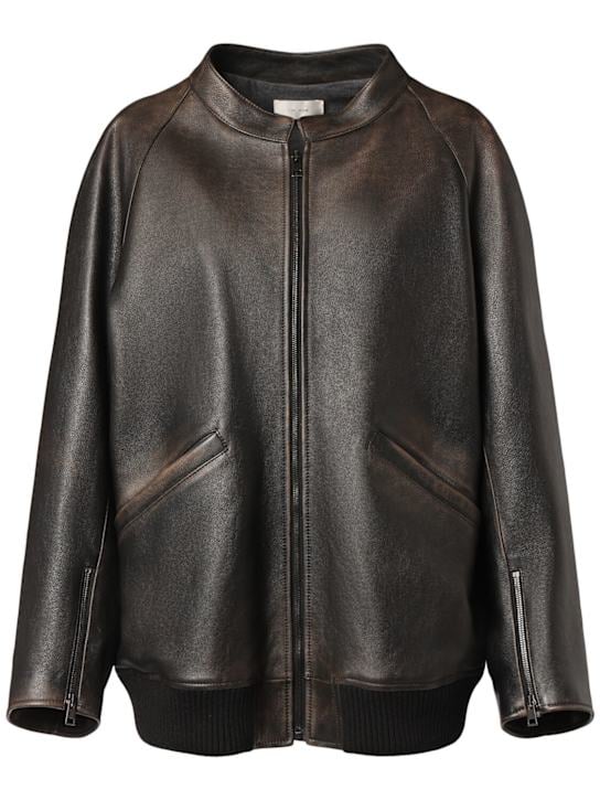 Luisaviaroma Bomber Kengia in pelle