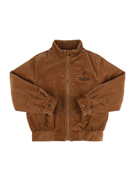 Luisaviaroma Bomber Tiger in cotone millerighe