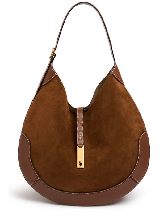 Luisaviaroma Borsa a spalla media Id in camoscio