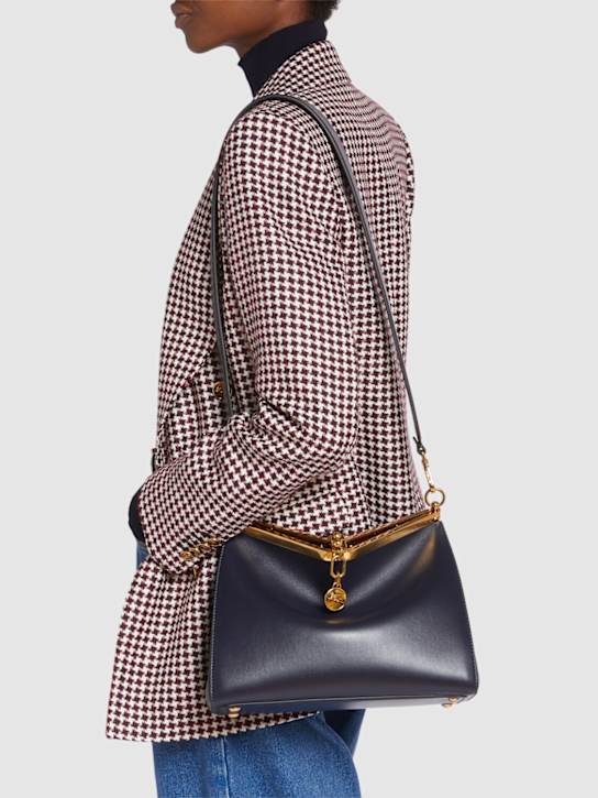 Luisaviaroma Borsa A Spalla Media Vela In Pelle