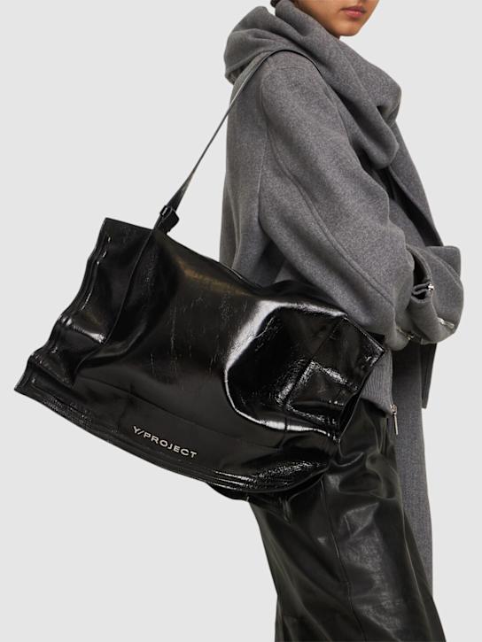 Luisaviaroma Borsa A Spalla Wire Cabas In Pelle
