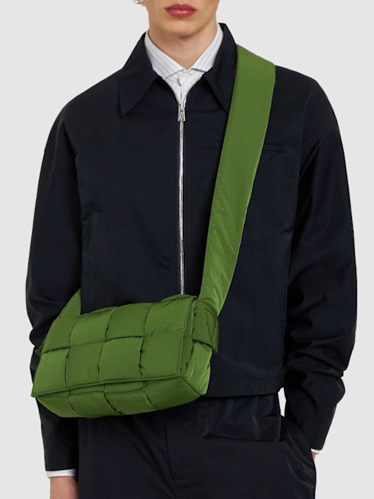 Luisaviaroma Borsa Cassette In Techno Imbottito